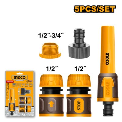 Accesori Furtun Stropit 1/2 cu Adaptor 3/4 5buc INGCO HHCS05122