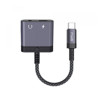 Adaptor Audio USB-C – USB-C / 3.5mm Lito LA04T, Negru