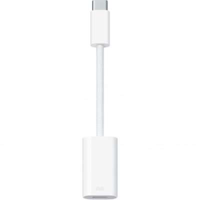 Adaptor Date si Incarcare USB-C – Lightning Apple A2868, Alb MUQX3ZM/A