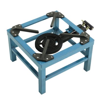 Arzator Ceaun cu Suport 35×35 2 Arzatoare Profesional Fonta pentru Gatit Exterior EurGas