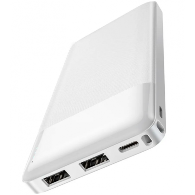 Baterie Externa HOCO J72, 10000mAh, 10W, 2 x USB-A, Alba