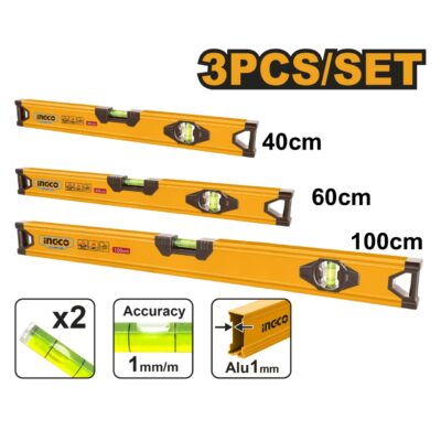 Boloboc Set 3 Buc 40cm 60cm 100cm INGCO HSL10403