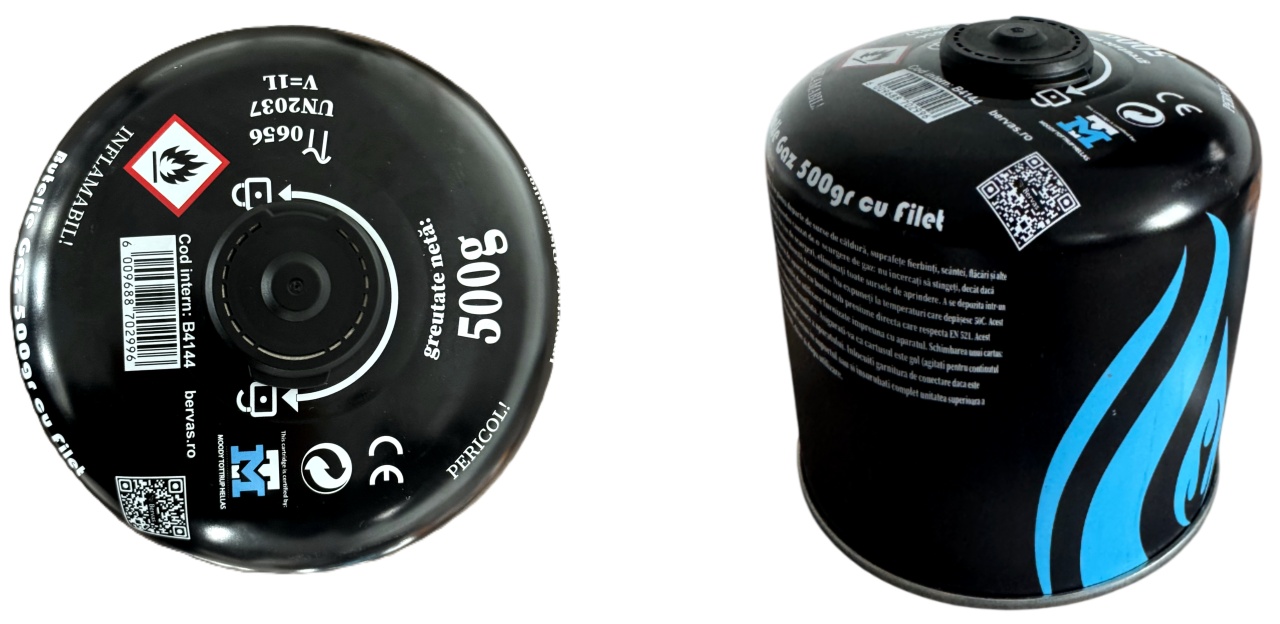 Butelie Gaz 500gr cu Filet
