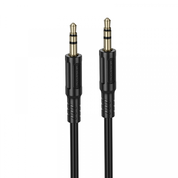 Cablu Audio 3.5mm – 3.5mm Borofone BL25 Nice, 1m, Negru