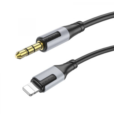 Cablu Audio Lightning – 3.5mm Borofone BL19 Creator, 1m, Negru