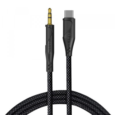 Cablu Audio USB-C – 3.5mm Lito LA02, 1m, Negru