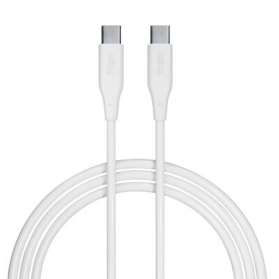 Cablu Date si Incarcare USB-C – USB-C Allity. AUC-02, 100W, 2m, Alb
