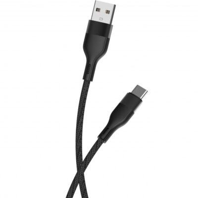 Cablu Date si Incarcare USB-A – USB-C MaXlife MXUC-07, 20W, 1m, Negru