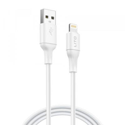 Cablu Date si Incarcare USB-A – Lightning Lito LD06L, 18W, 1m, Alb