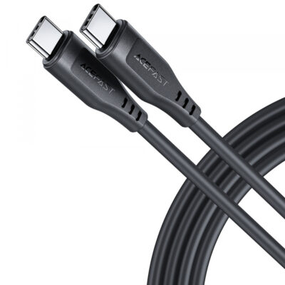 Cablu Date si Incarcare USB-C – USB-C Acefast C3-03, 60W, 1.2m, Negru