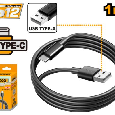 Cablu Incarcare USB-A la USB-C 1m INGCO IUCC01