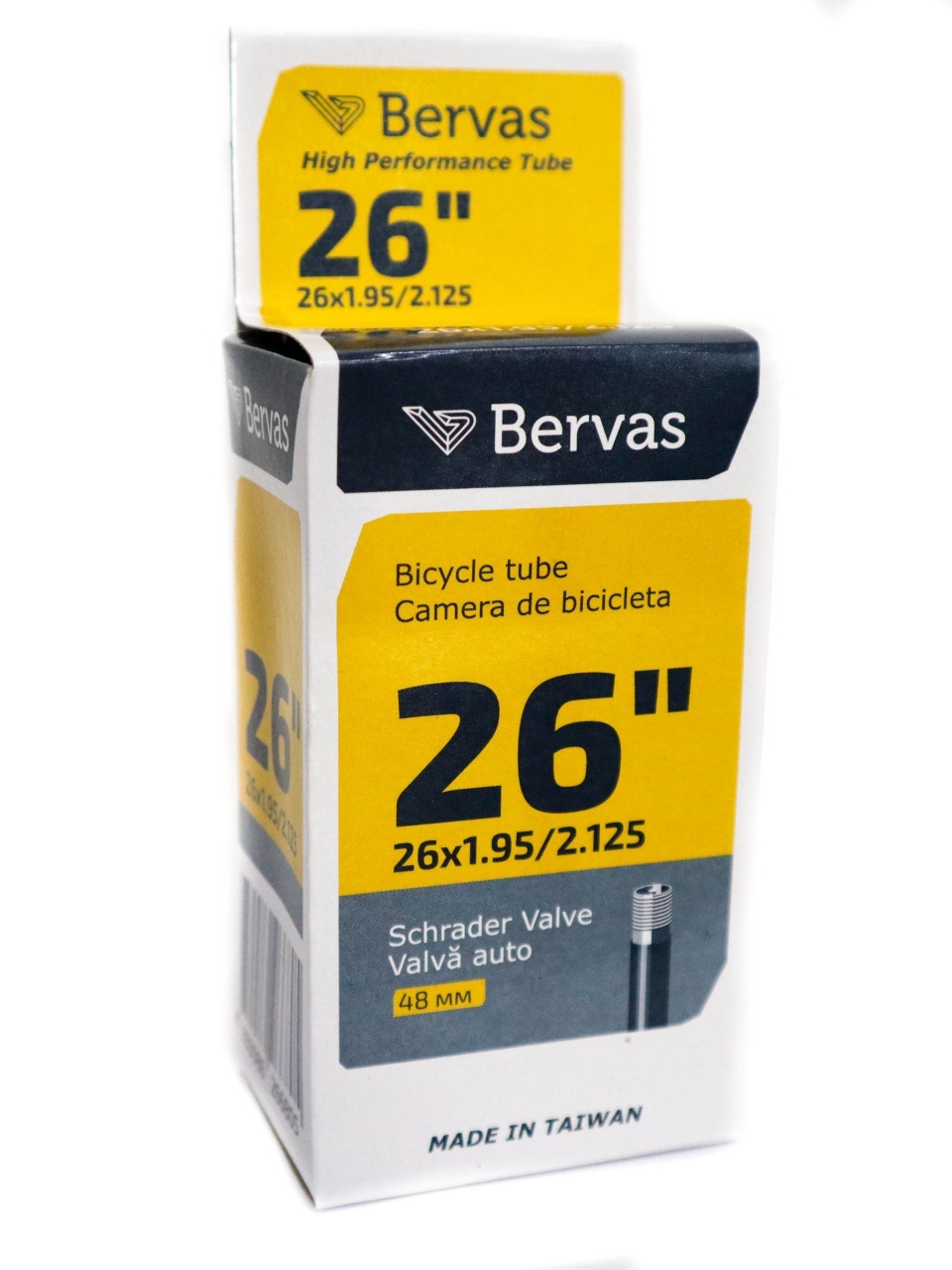 Camera Bicicleta Bervas Profi 12×1.75 1.95