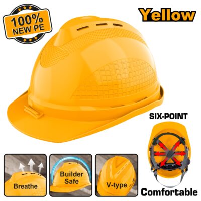 Casca Protectie Galbena (nou) INGCO HSH801