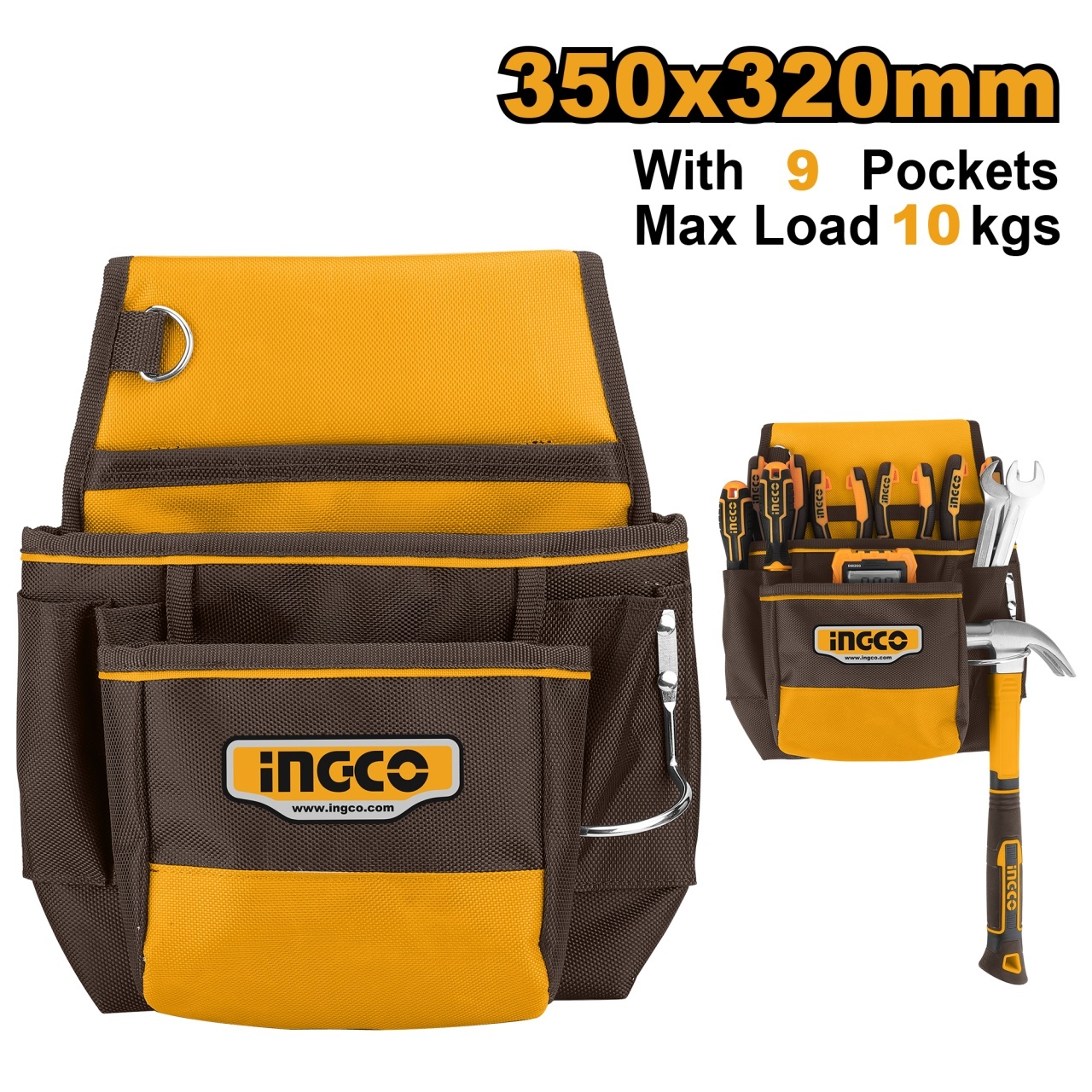 Centura pentru Scule 35x32cm INGCO HTBP010128