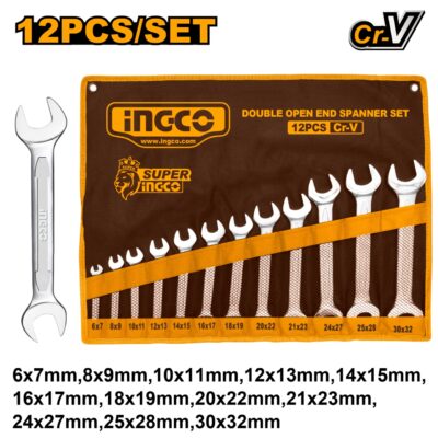 Chei fixe in Panza Set 12buc 6-32mm INGCO HKSPA2142