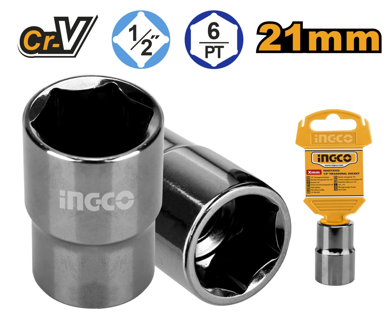 Cheie Tubulara 1/2 24mm INGCO HHAST12241