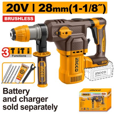 Ciocan Rotopercutor 20V BL cu 3 Functii