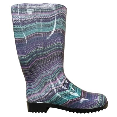 Cizme femei lungi multicolor marime 39-40 impermeabile pentru ploaie si gradina – protectie si design atractiv