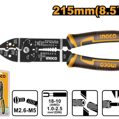 Cleste Pentru Sertizat Cablu (Decablator) INGCO HWSP851