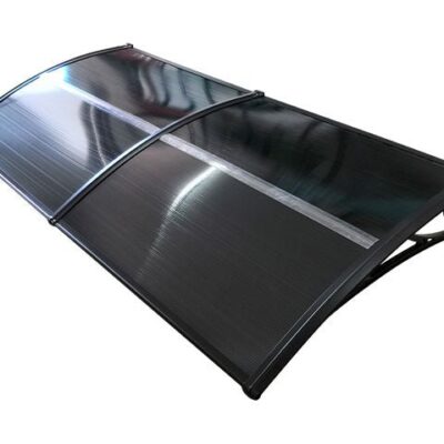 Copertină ECO 200×150 cm din policarbonat – Negru/Antracit – Negru/Antracit