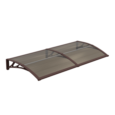 Copertină ECO 200×60 cm din policarbonat – Maro/Bronz – Maro/Bronz