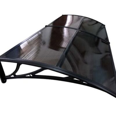 Copertină ECO 240×100 cm din policarbonat – Negru/Bronz – Negru/Bronz