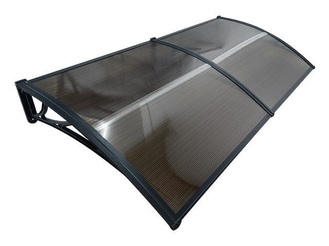 Copertină ECO 240×60 cm din policarbonat – Negru/Bronz – Negru/Bronz