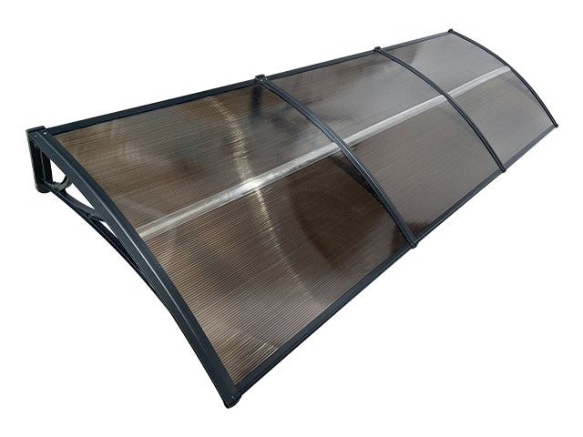 Copertină ECO 300×60 cm din policarbonat – Negru/Bronz – Negru/Bronz