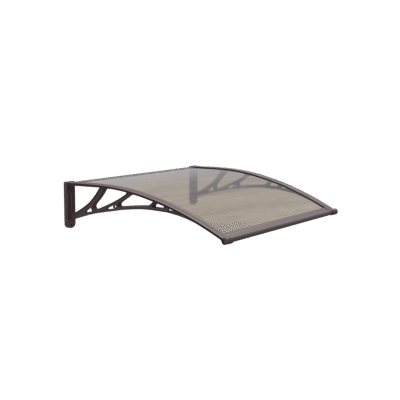 Copertină PREMIUM 80×80 cm, placă 6 mm dintr-o bucată – Maro/Bronz – Default Title