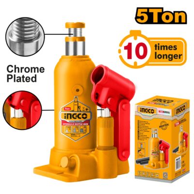 Cric Hidraulic 5T cu Extra Ridicare INGCO HBJ504