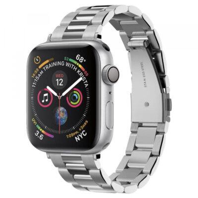Curea Spigen Modern Fit pentru Apple Watch 42mm / 41mm / 40mm / 38mm Series, Argintie 061MP25943
