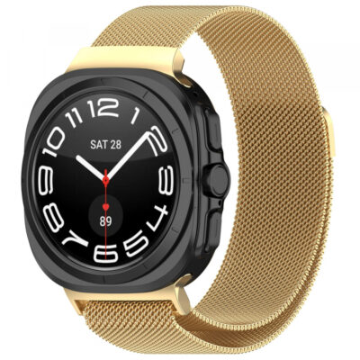 Curea Techsuit W009 pentru Samsung Galaxy Watch Ultra Series, Aurie