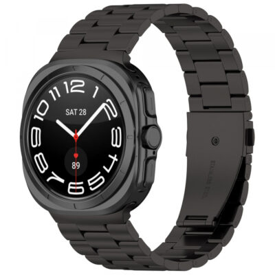Curea Techsuit W010 pentru Samsung Galaxy Watch Ultra Series, Neagra