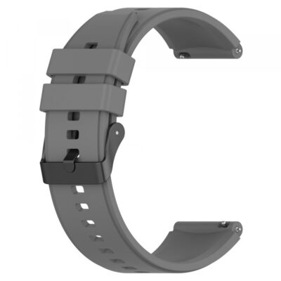 Curea Techsuit W026 pentru Huawei Watch / Xiaomi Watch Series, 22mm, Gri