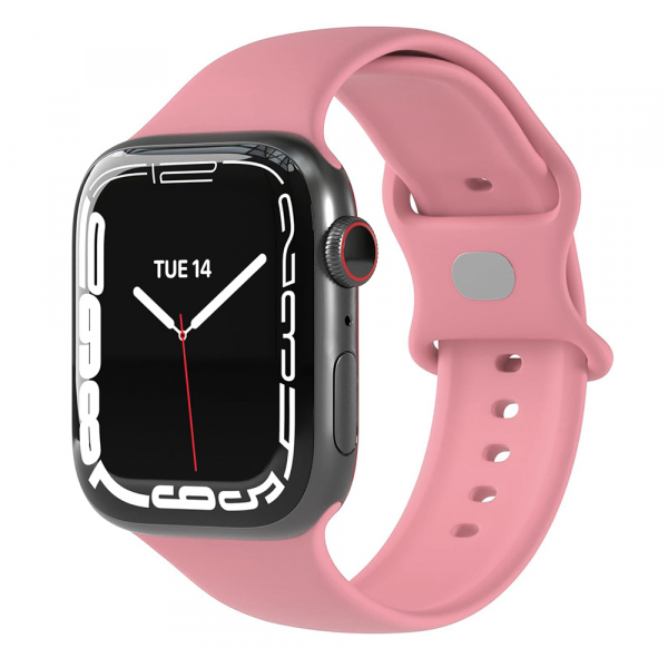 Curea Techsuit W031 pentru Apple Watch 42mm / 41mm / 40mm / 38mm Series, Roz