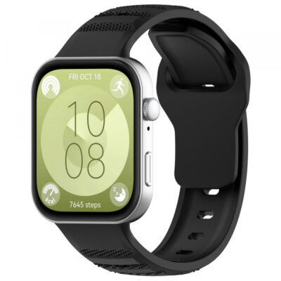 Curea Techsuit W050 pentru Huawei Watch Fit 5 Pro / Fit 5 / Fit 4 Pro / Fit 4 / Fit 3, Neagra
