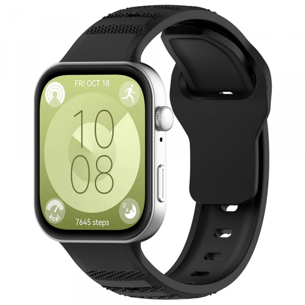 Curea Techsuit W050 pentru Huawei Watch Fit 5 Pro / Fit 5 / Fit 4 Pro / Fit 4 / Fit 3, Neagra