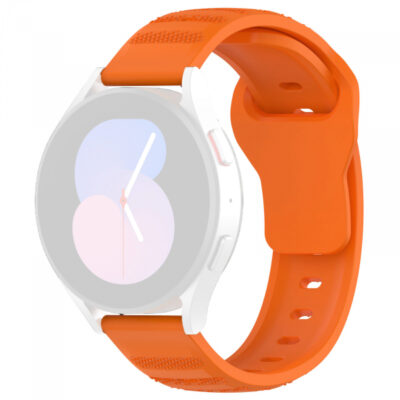Curea Techsuit W050 pentru Huawei Watch / Xiaomi Watch Series, 22mm, Portocalie