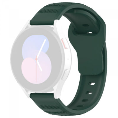 Curea Techsuit W050 pentru Samsung Galaxy Watch / Huawei Watch Series, 20mm, Verde