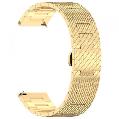 Curea Techsuit W052 pentru Huawei Watch / Xiaomi Watch Series, 22mm, Aurie