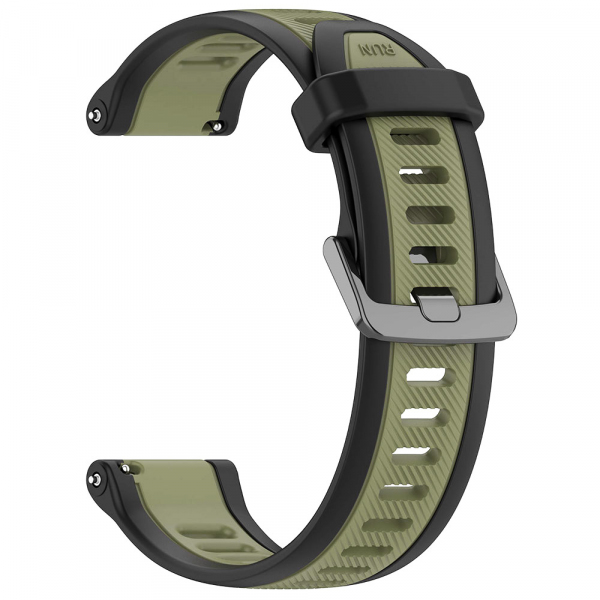 Curea Techsuit W053 pentru Huawei Watch / Xiaomi Watch Series, 22mm, Kaki