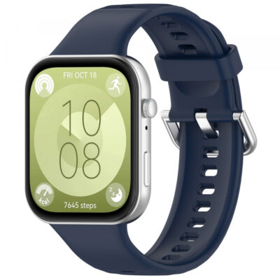 Curea Techsuit W061 pentru Huawei Watch Fit 5 Pro / Fit 5 / Fit 4 Pro / Fit 4 / Fit 3, Bleumarin