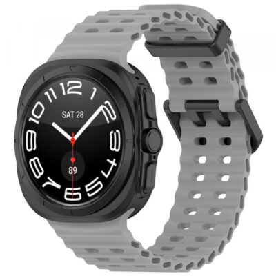 Curea Techsuit W062 pentru Samsung Galaxy Watch Ultra Series, Gri