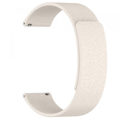 Curea Techsuit W074 pentru Samsung Galaxy Watch / Huawei Watch Series, 22mm, Bej