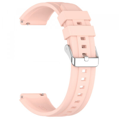 Curea Techsuit W075 pentru Huawei Watch / Garmin Watch Series, 18mm, Roz