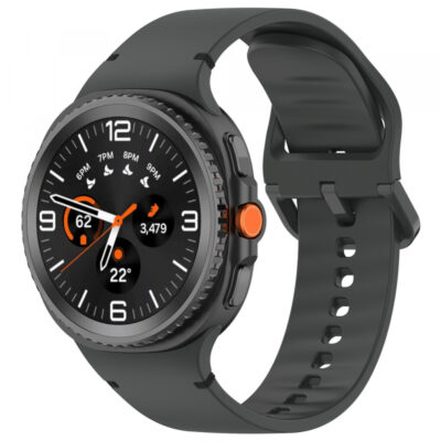 Curea Techsuit W079 pentru Samsung Galaxy Watch9 / Watch8 / Watch8 Classic Series, Neagra Grafit