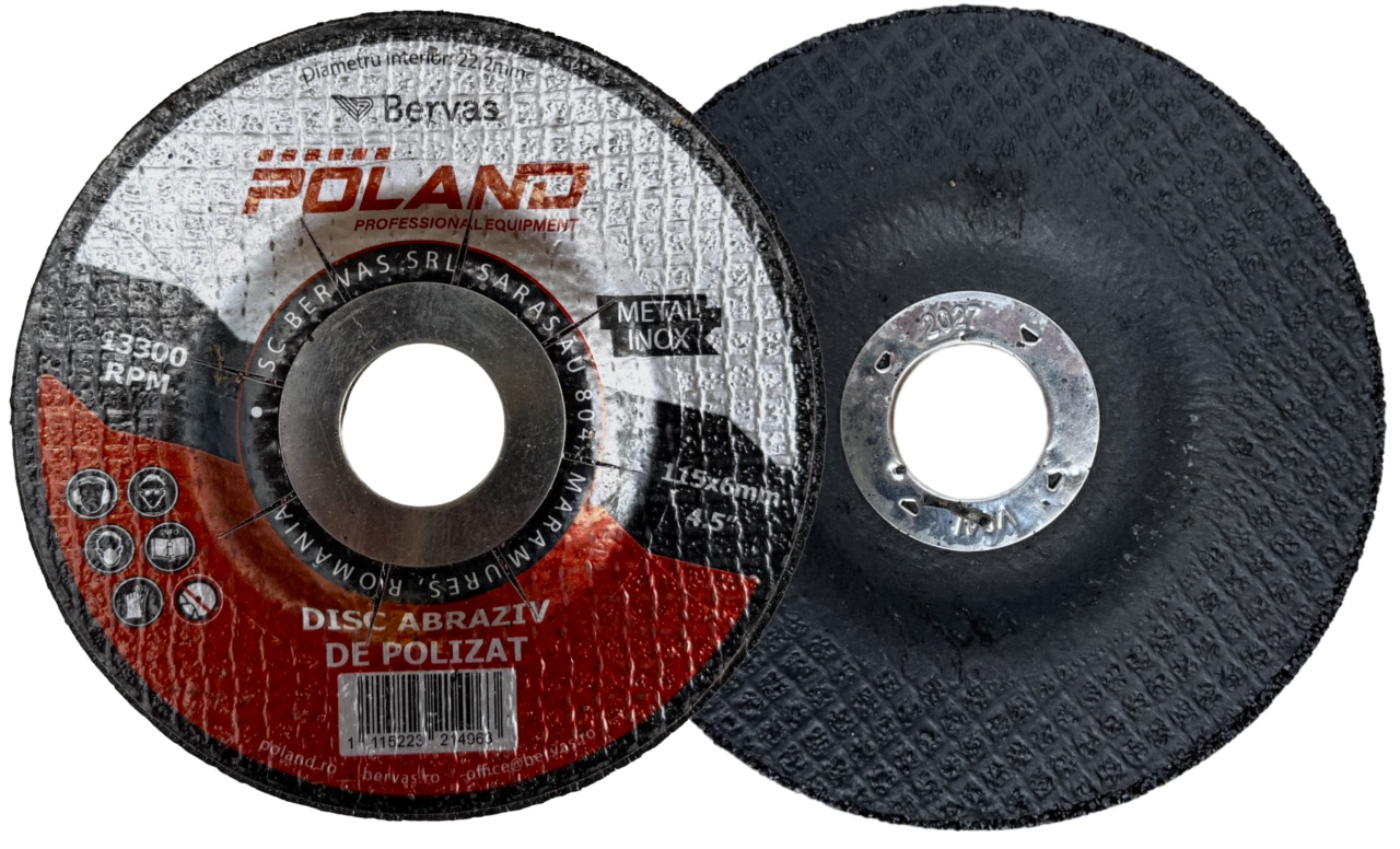 Disc Abraziv Poland pentru Polizat 180×6.0mm