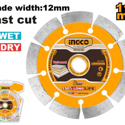 Disc Diamantat Segmentat 130mm Compatibil cu WLC30001 INGCO DMD011301