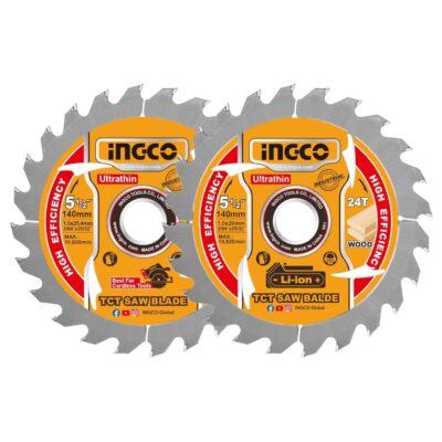Disc Widia Lemn 140mm Ultra Subtire pentru Circular pe Acumulator 2buc/set
