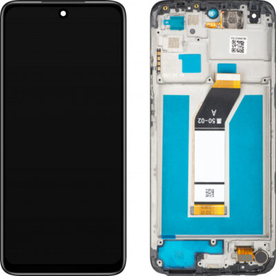 Display cu Touchscreen MP compatibil cu Xiaomi Redmi 10 Prime / 10 (2021), cu Rama, Negru